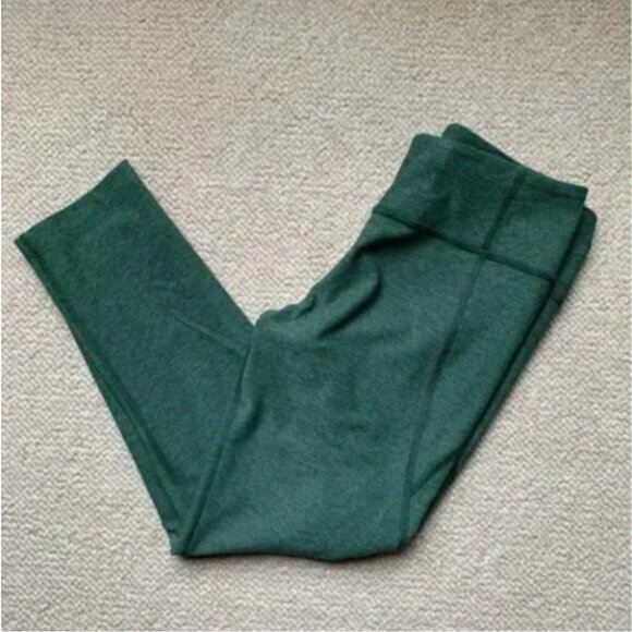 Outdoor Voices Warm-Up Crop Leggings Hunter Green Size Small - Picture 6 of 7